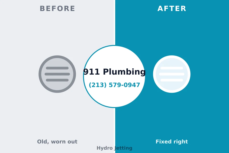 Before and after: plumbing company Lofall, WA
